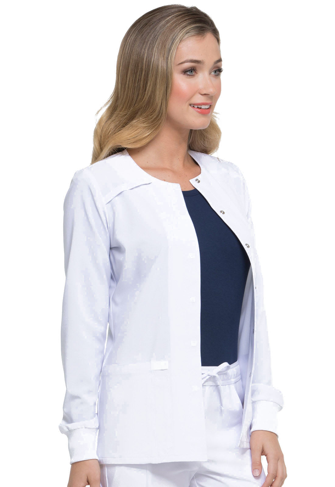 Dickies Essentials Women's Snap Front Scrub Jacket DK305