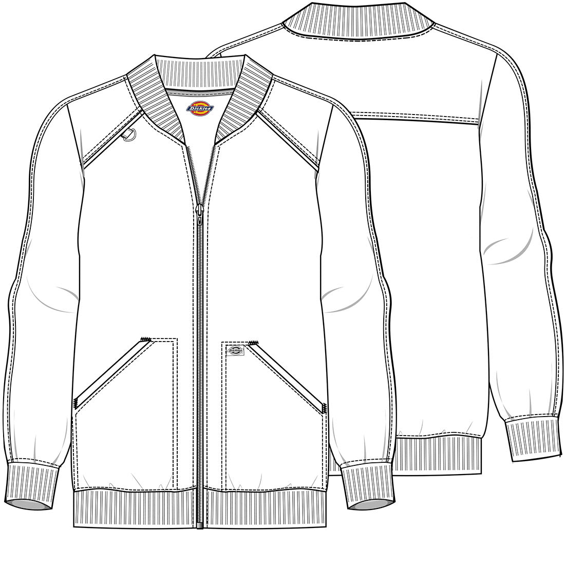 Dickies Balance Women's Zipper Scrub Jacket DK365