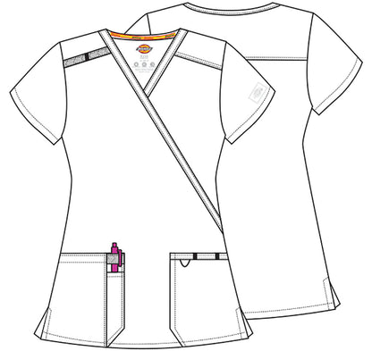 Dickies Essentials Women's Mock Wrap Top DK625
