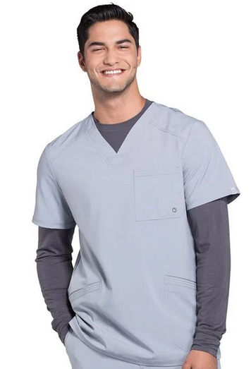 Cherokee Men's Antimicrobial V-Neck Scrub Top ck900A