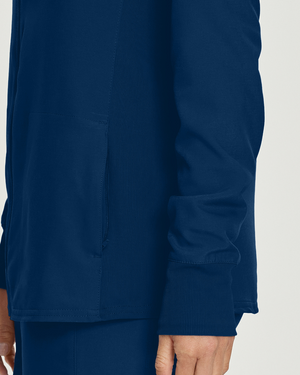 Landau Women's Zipper Track Scrub Jacket LJ700