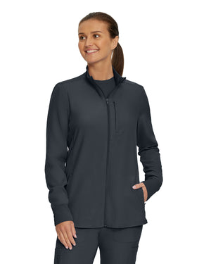 Landau Women's Zipper Track Scrub Jacket LJ700