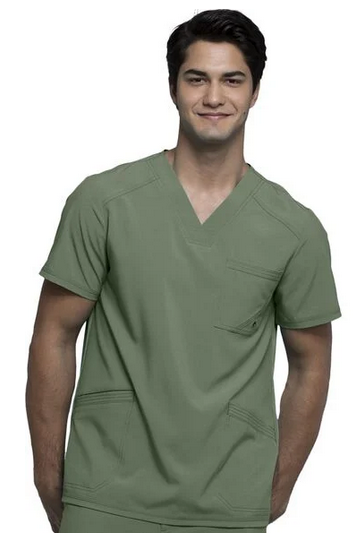 Cherokee Men's Antimicrobial V-Neck Scrub Top ck900A