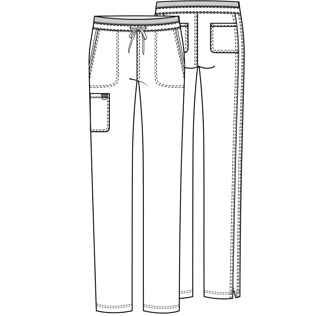 Cherokee Ladies Mid rise drawstring Pant WW105