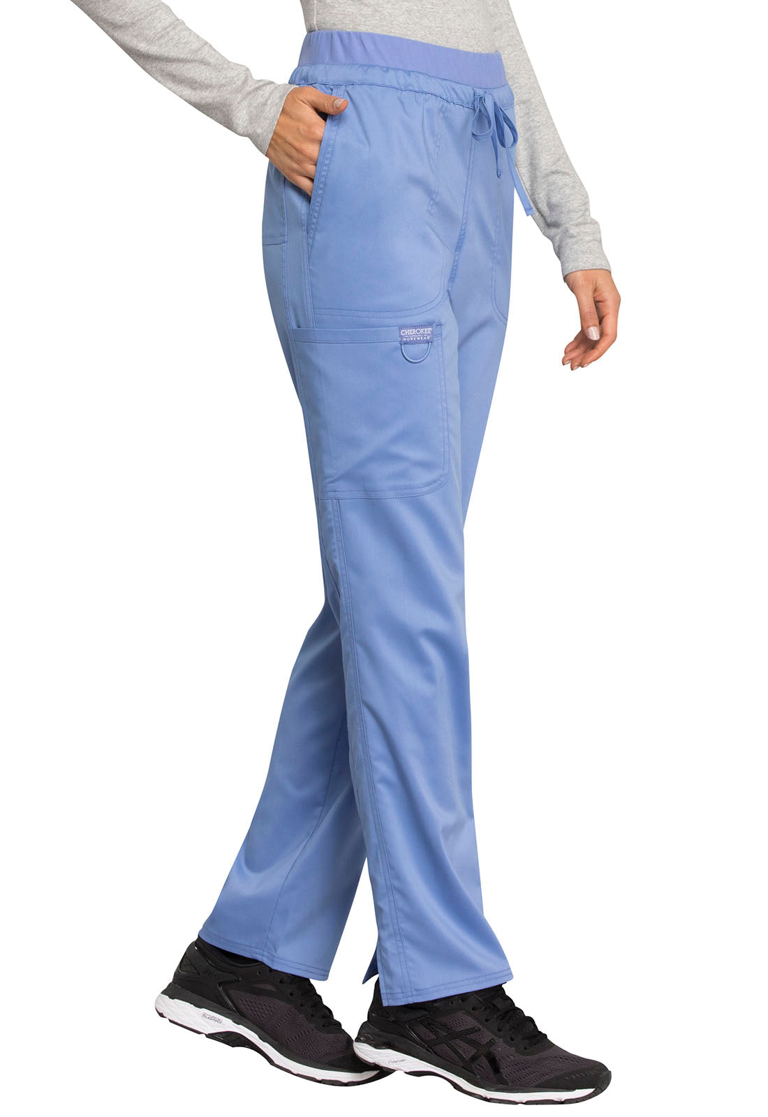 Cherokee Ladies Mid rise drawstring Pant WW105
