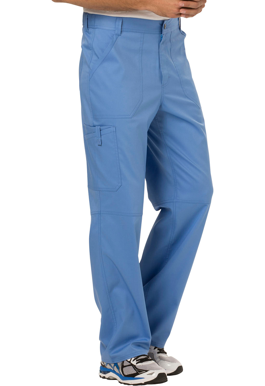 Cherokee Workwear Men's Button Cargo Scrub Pants WW140