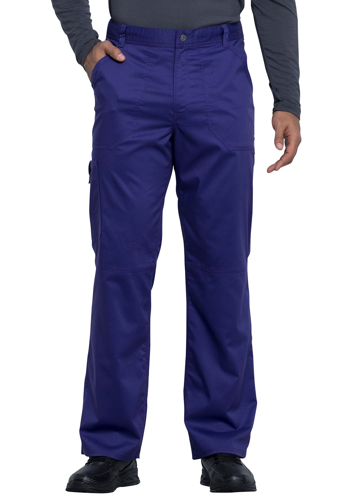 Cherokee Workwear Men's Button Cargo Scrub Pants WW140
