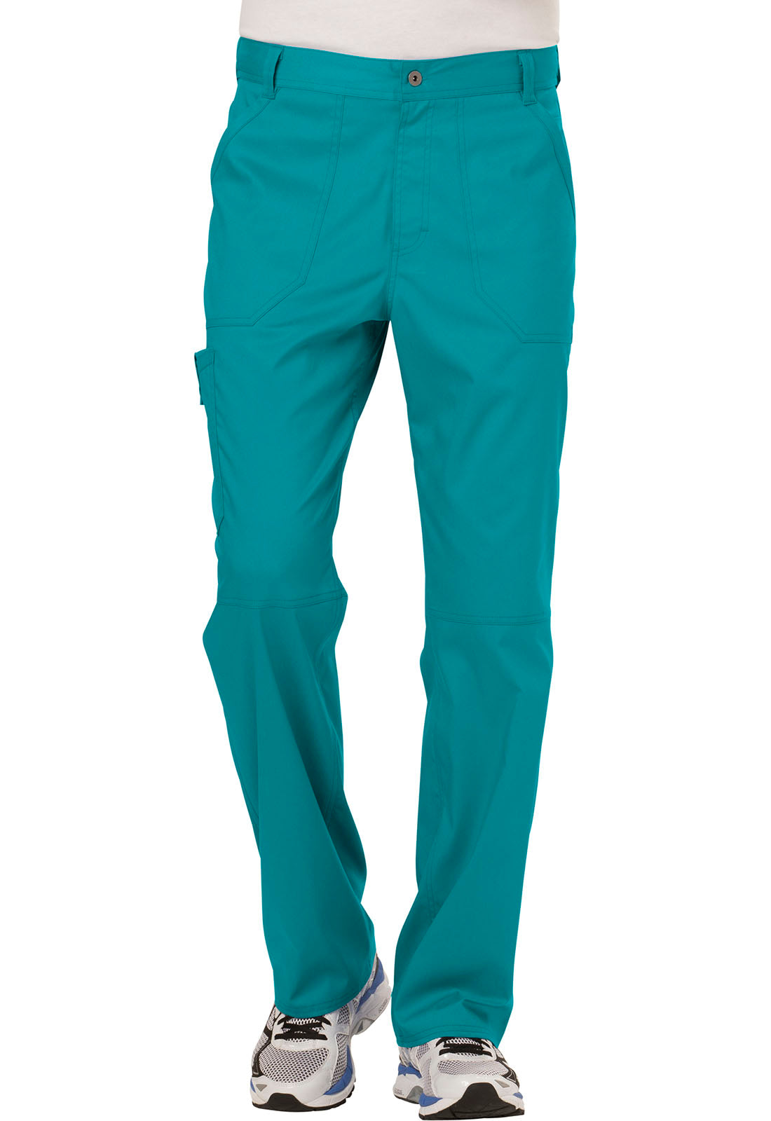 Cherokee Workwear Men's Button Cargo Scrub Pants WW140