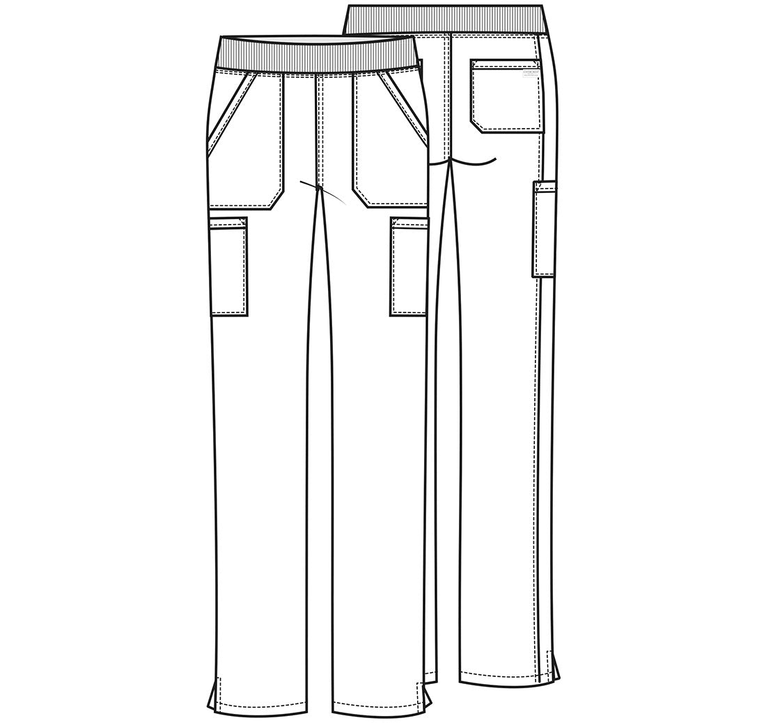 Cherokee Workwear Women's Mid-Rise Cargo Pants WW170