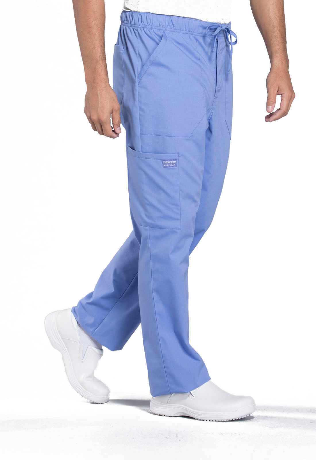 Cherokee Workwear Men's Drawstring Cargo Scrub Pants WW190
