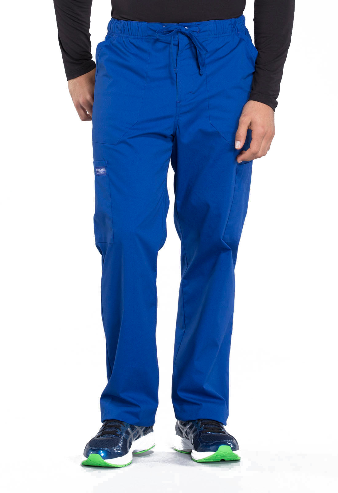 Cherokee Workwear Men's Drawstring Cargo Scrub Pants WW190