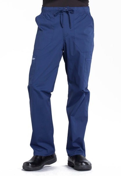 Cherokee Workwear Men's Drawstring Cargo Scrub Pants WW190