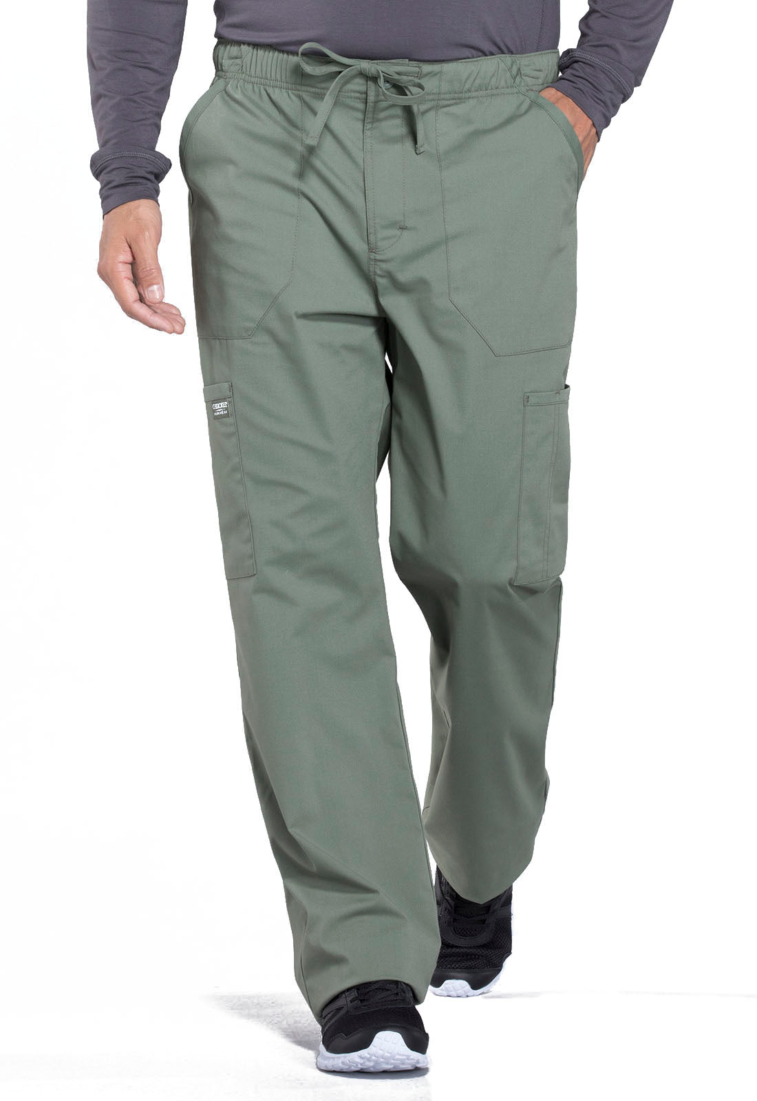 Cherokee Workwear Men's Drawstring Cargo Scrub Pants WW190