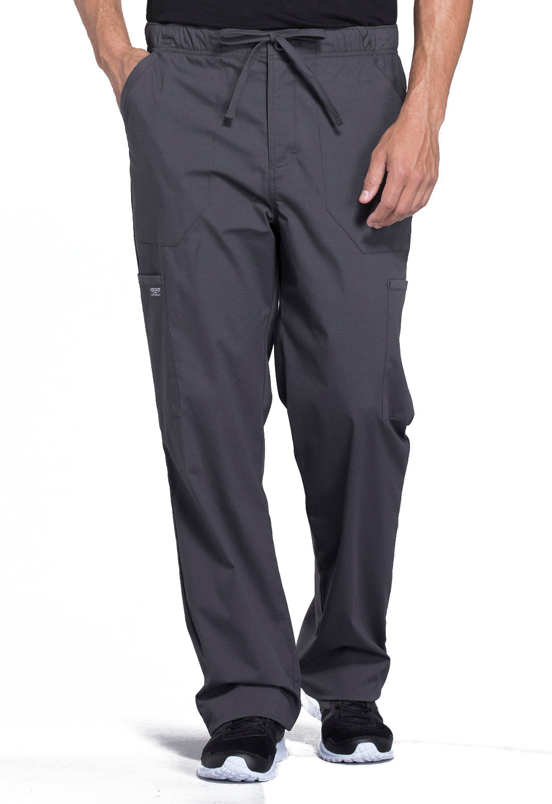 Cherokee Workwear Men's Drawstring Cargo Scrub Pants WW190