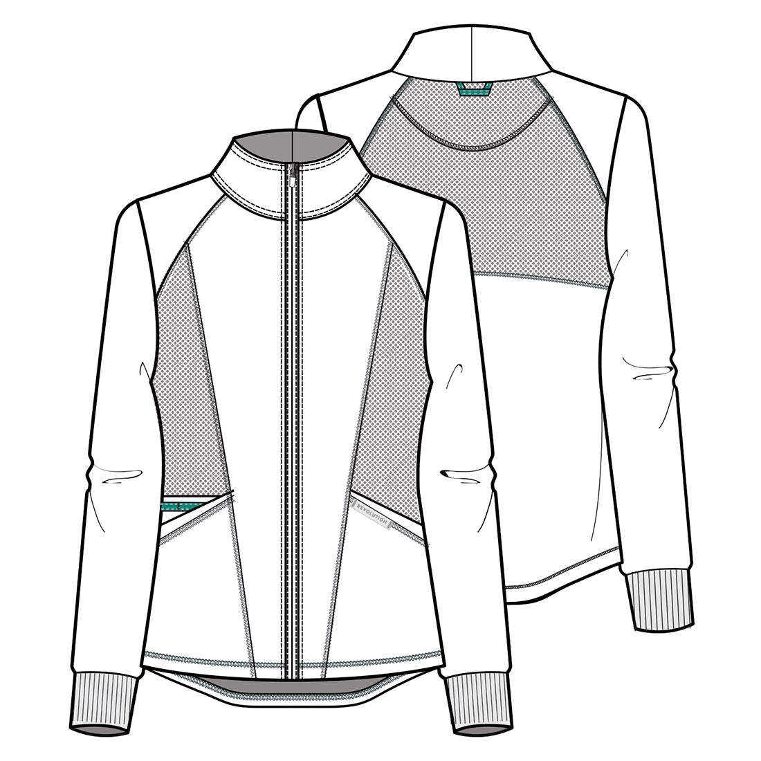 Cherokee Women's Zip Front Jacket WW301