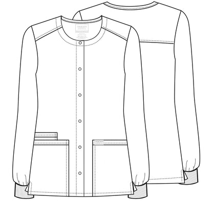 Cherokee Workwear Women's Snap Front Jacket WW340