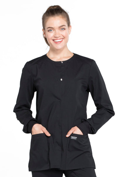 Cherokee Workwear Women's Snap Front Jacket WW340