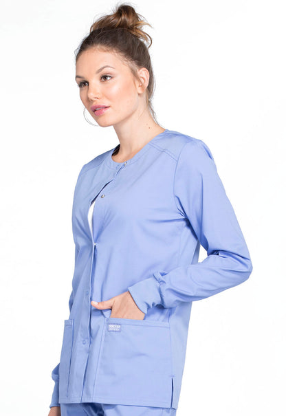 Cherokee Workwear Women's Snap Front Jacket WW340