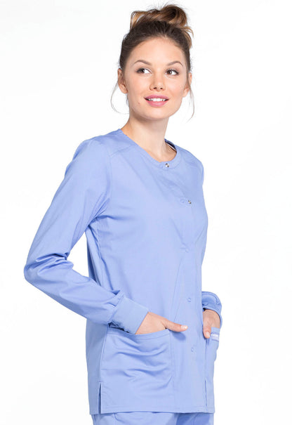Cherokee Workwear Women's Snap Front Jacket WW340