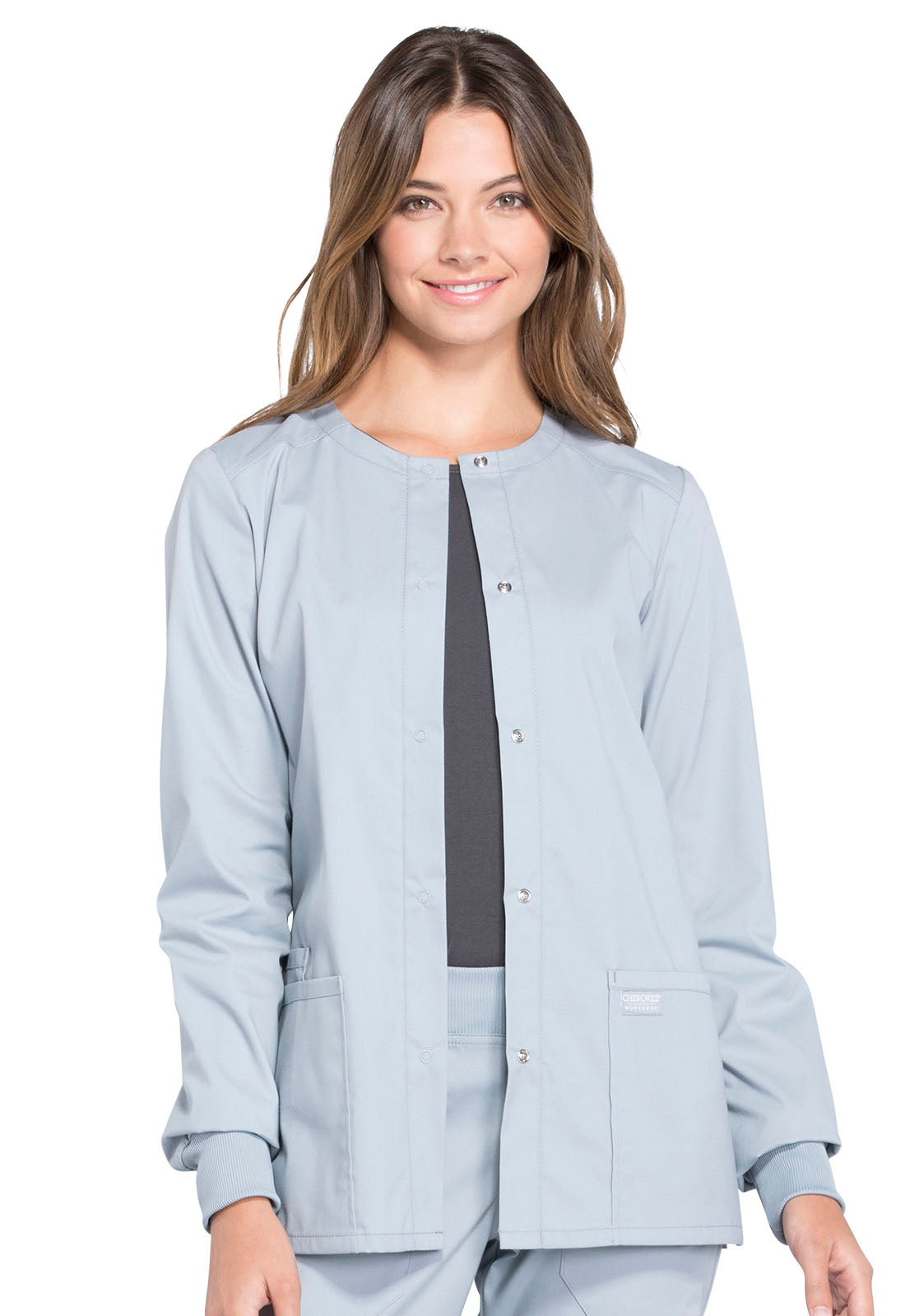 Cherokee Workwear Women's Snap Front Jacket WW340
