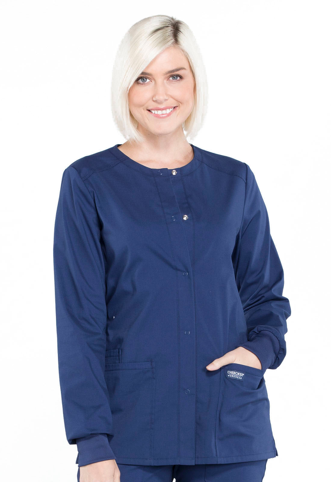 Cherokee Workwear Women's Snap Front Jacket WW340