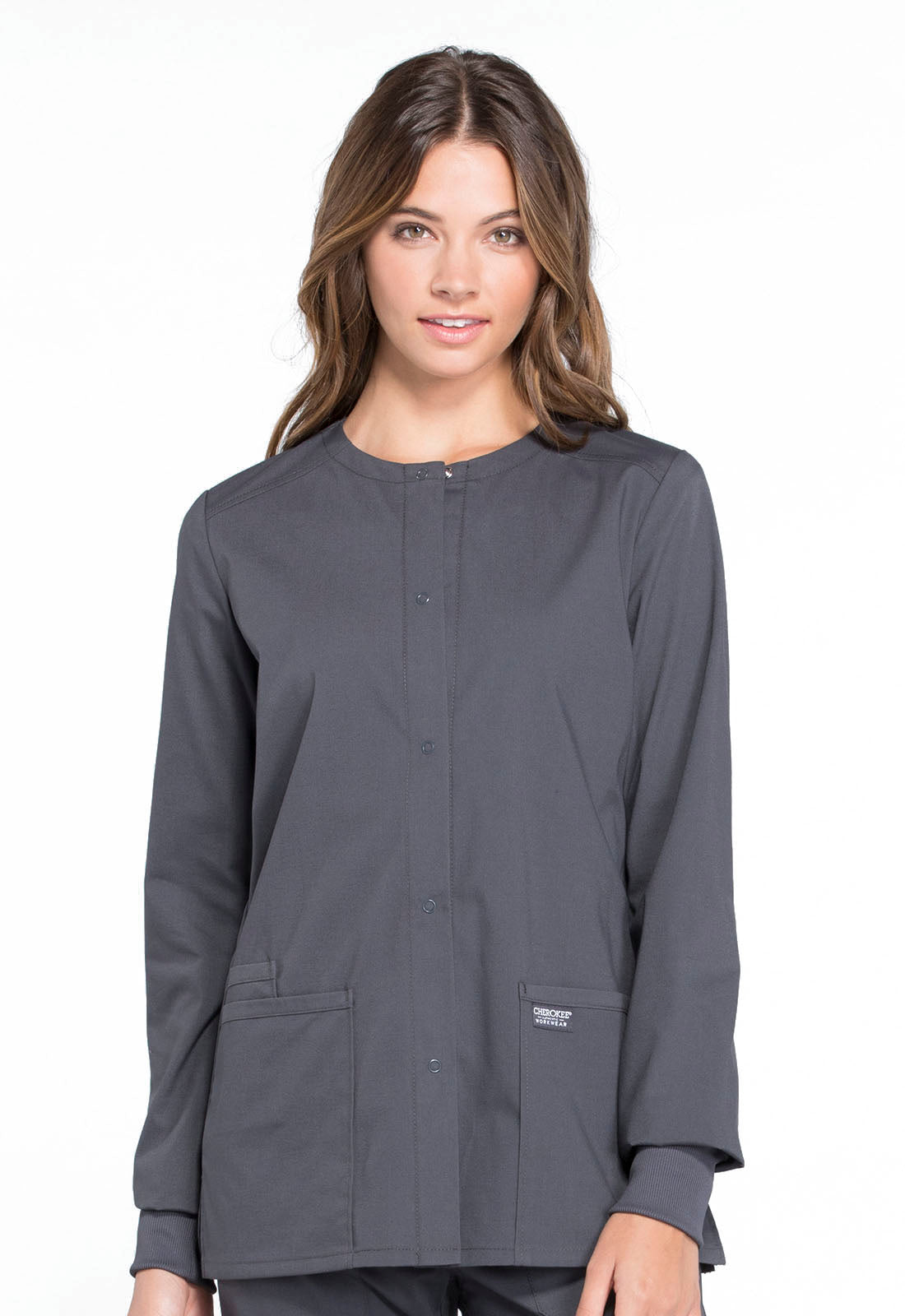 Cherokee Workwear Women's Snap Front Jacket WW340