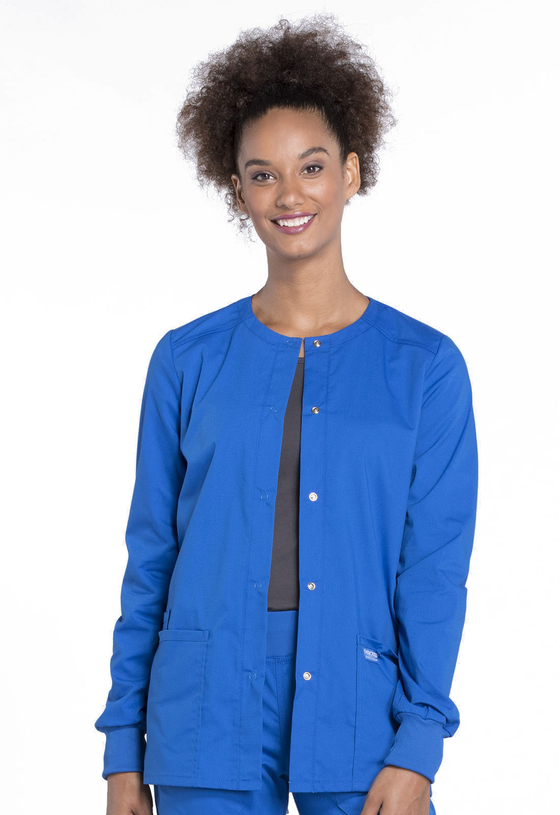 Cherokee Workwear Women's Snap Front Jacket WW340