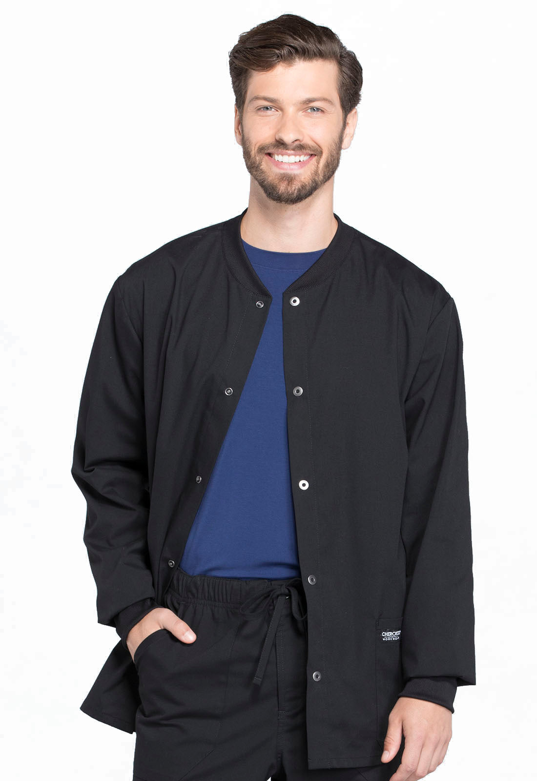 Cherokee Men's Snap Front Jacket WW360