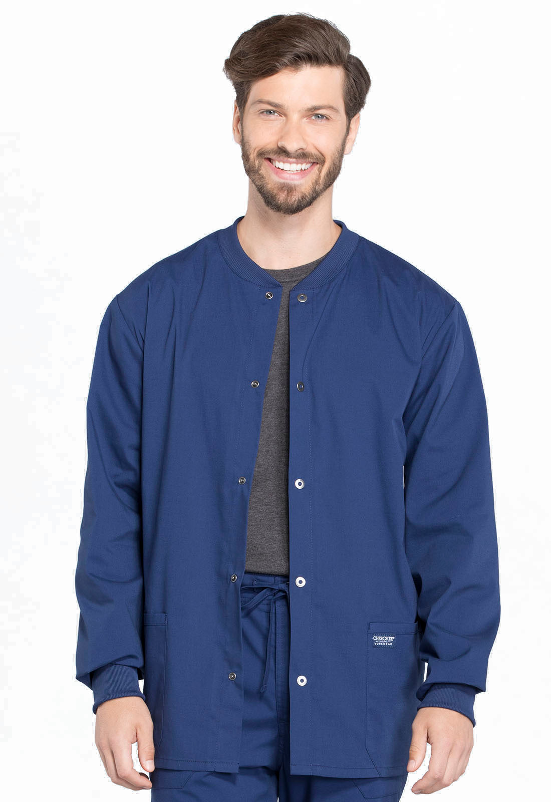 Cherokee Men's Snap Front Jacket WW360