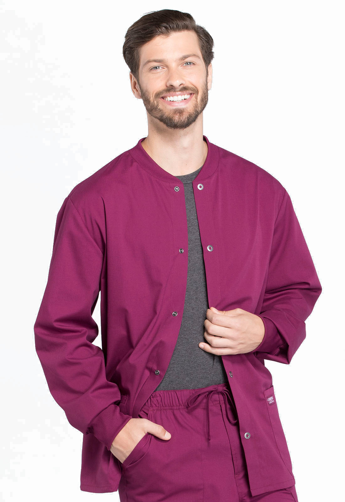 Cherokee Men's Snap Front Jacket WW360