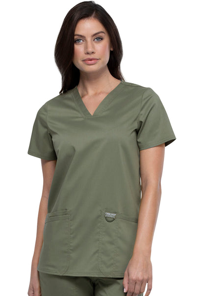 Cherokee Workwear Women's Classic V-Neck Scrub Top WW620