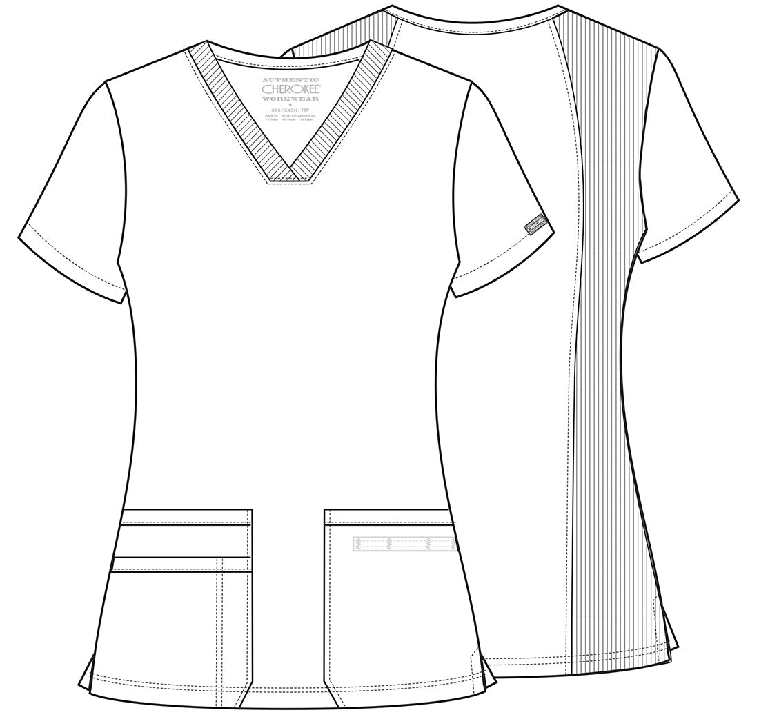 Cherokee Women's V-Neck Top WW645