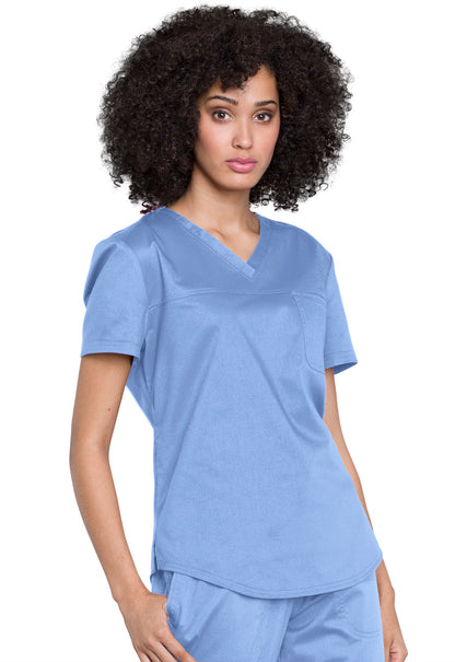 Cherokee Women's V-Neck Tuck-In Solid Scrub Top WW657