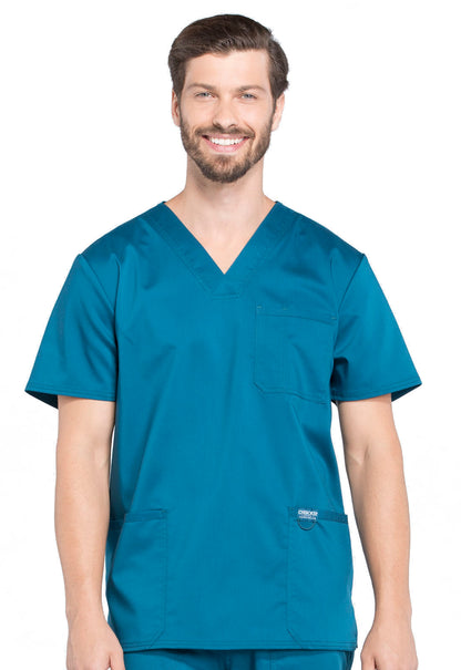 Cherokee Men's V-Neck Scrub Top WW670