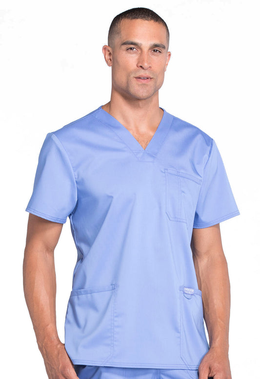 Cherokee Men's V-Neck Scrub Top WW670