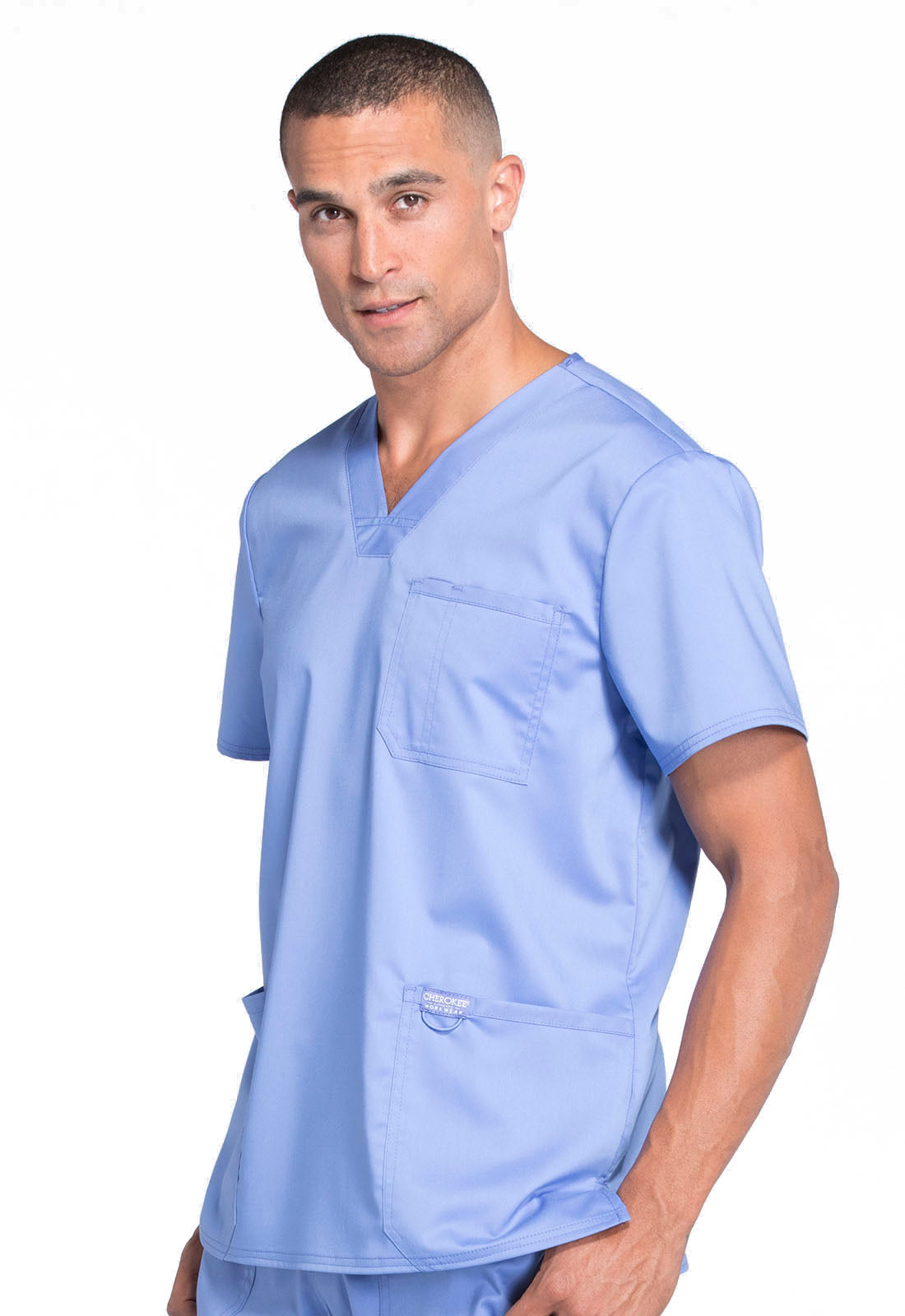 Cherokee Men's V-Neck Scrub Top WW670