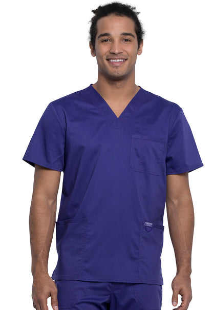 Cherokee Men's V-Neck Scrub Top WW670