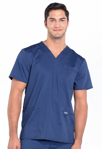 Cherokee Men's V-Neck Scrub Top WW670