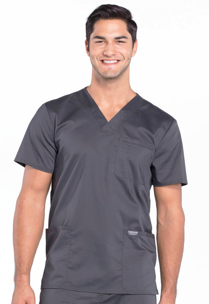 Cherokee Men's V-Neck Scrub Top WW670