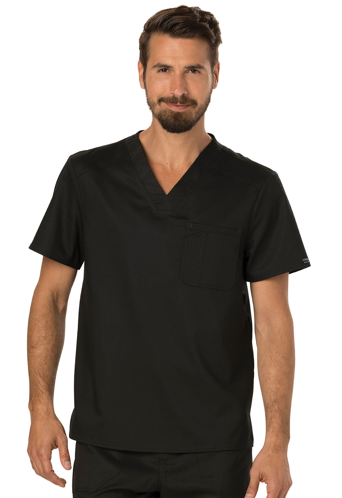 Cherokee Revolution Men's V-Neck Scrub Top WW690