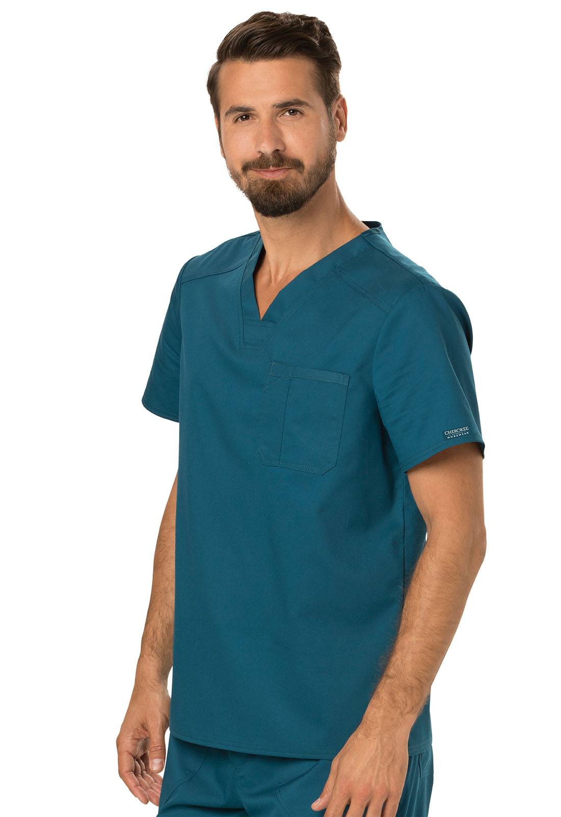 Cherokee Revolution Men's V-Neck Scrub Top WW690
