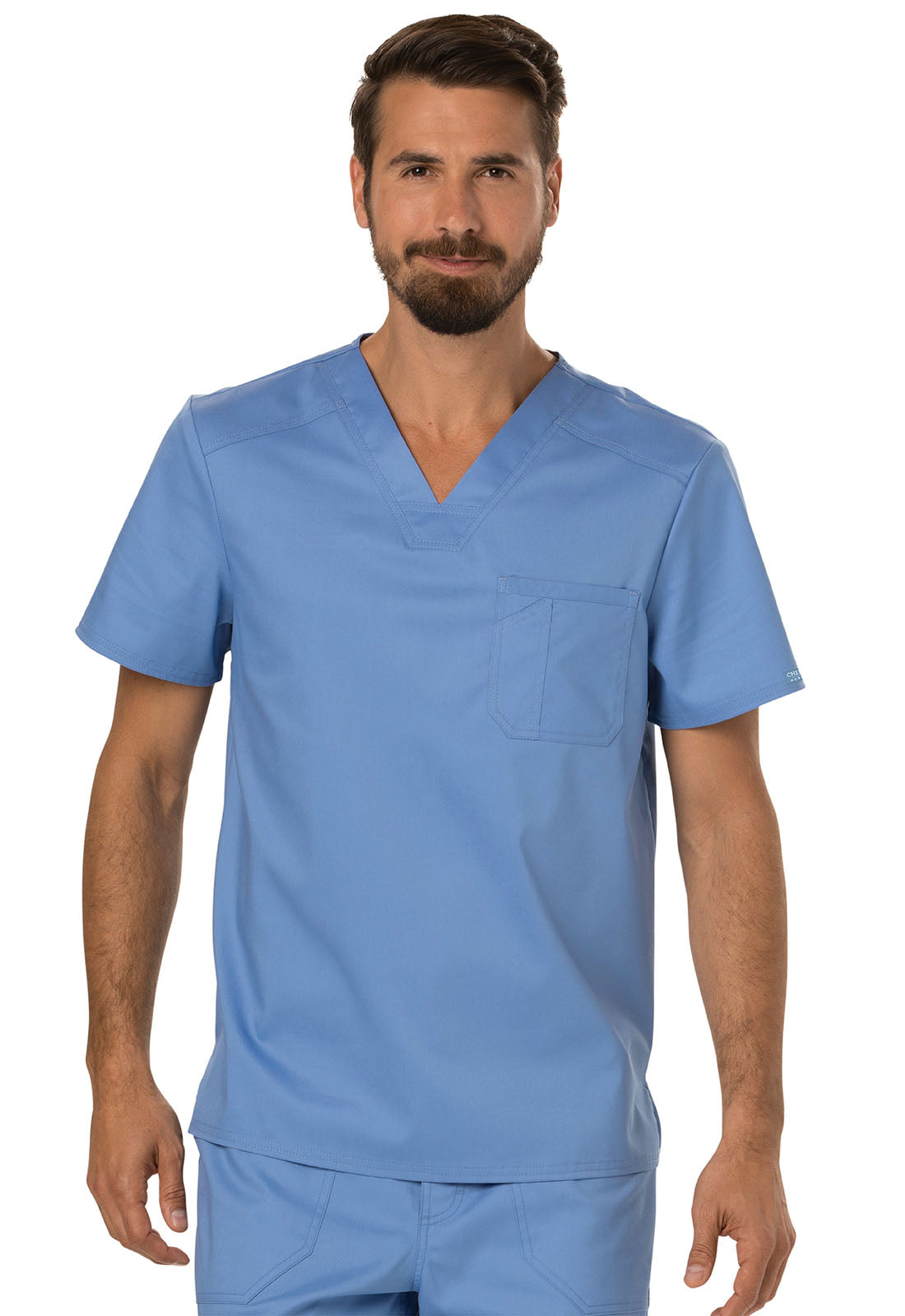 Cherokee Revolution Men's V-Neck Scrub Top WW690