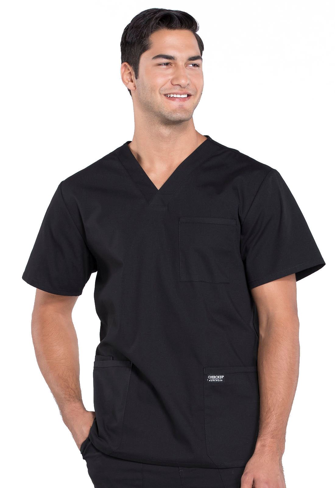 Cherokee Professionals Men's V-Neck Scrub Top WW695