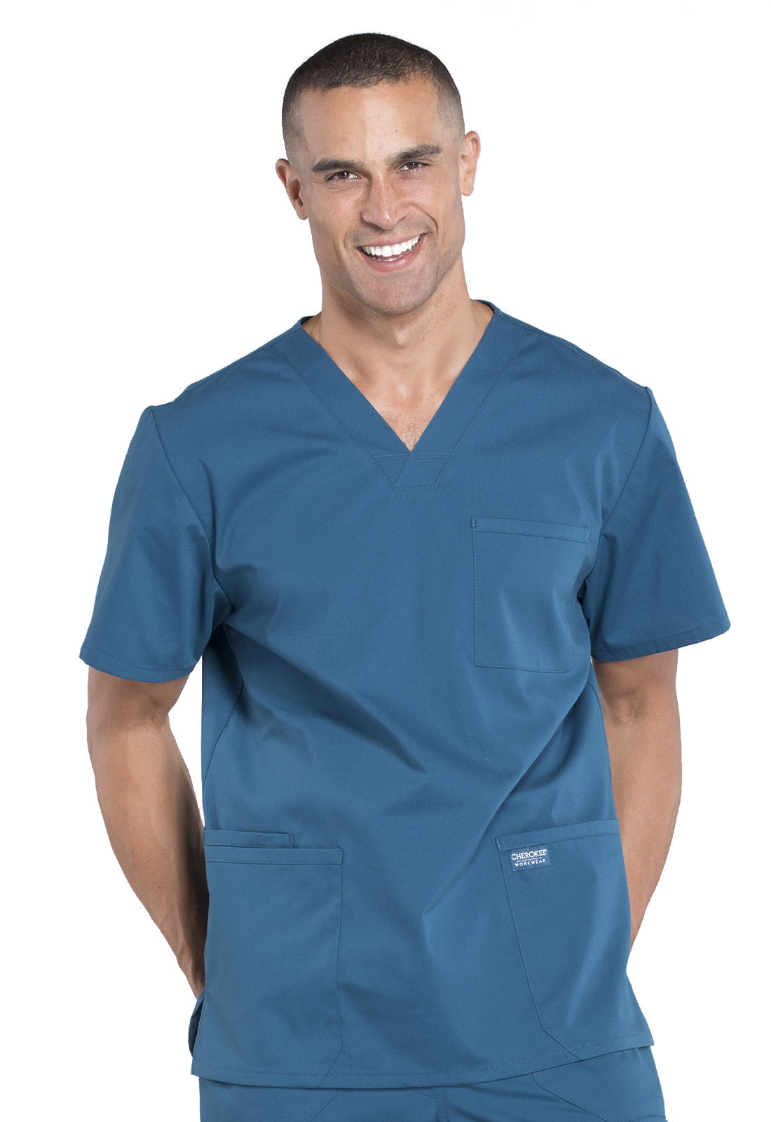 Cherokee Professionals Men's V-Neck Scrub Top WW695
