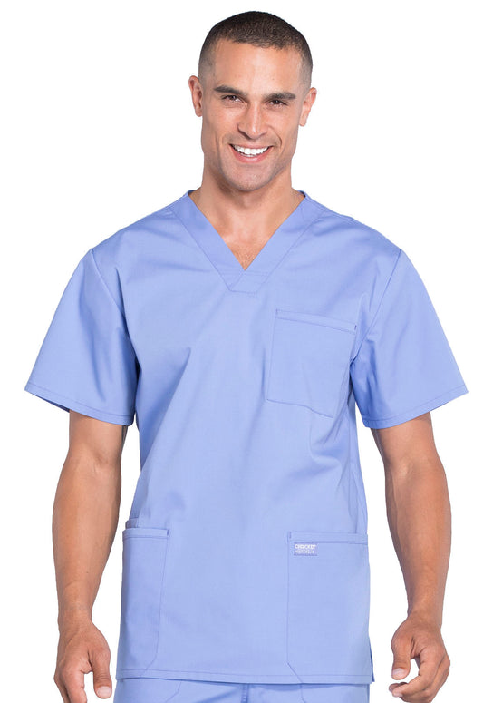 Cherokee Professionals Men's V-Neck Scrub Top WW695