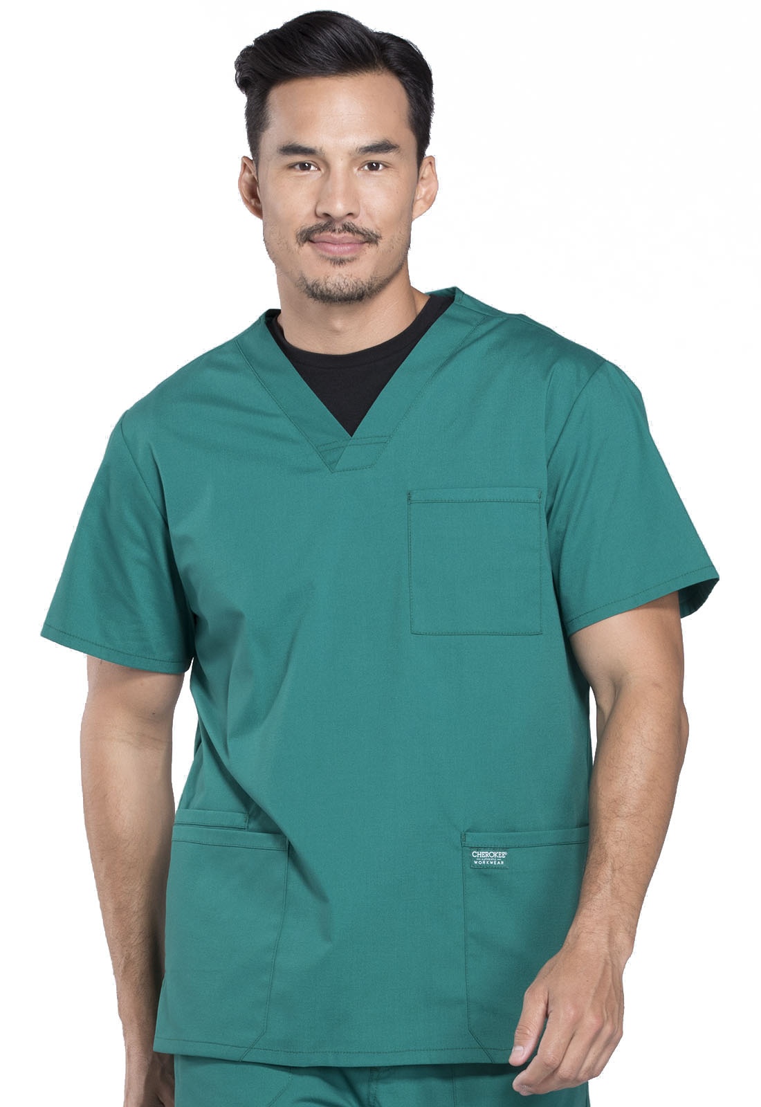 Cherokee Professionals Men's V-Neck Scrub Top WW695