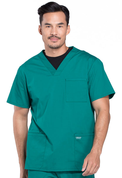 Cherokee Professionals Men's V-Neck Scrub Top WW695