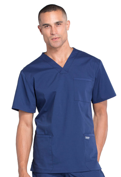 Cherokee Professionals Men's V-Neck Scrub Top WW695