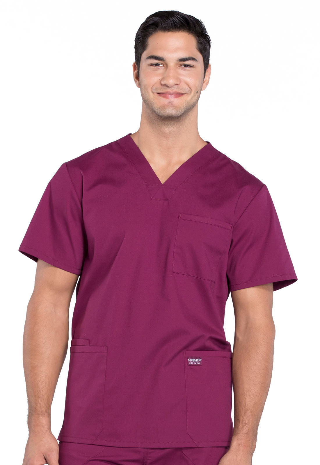 Cherokee Professionals Men's V-Neck Scrub Top WW695