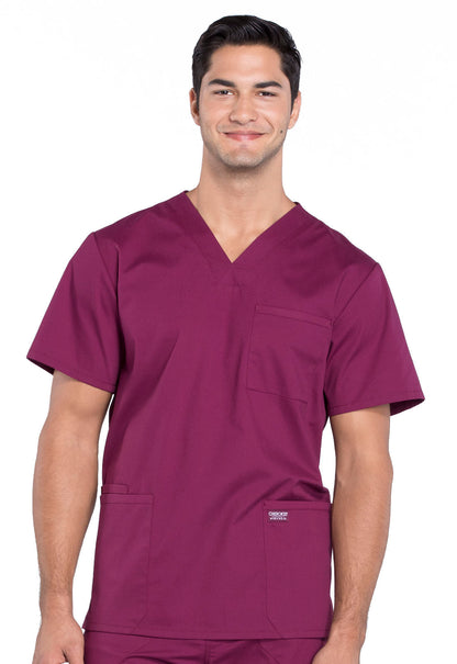 Cherokee Professionals Men's V-Neck Scrub Top WW695